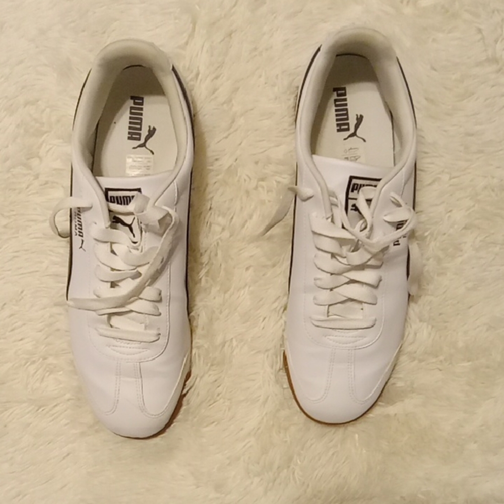 Puma White Classic Sneakers for Everyday Wear